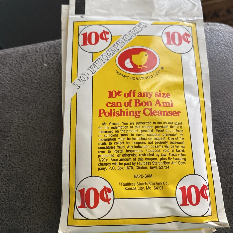 (4) Polvo de limpieza limpiador pulido Bon Ami 2 OZ - DE COLECCIÓN NUEVO EN CAJA - MUESTRA RARA Foto 3 de 4