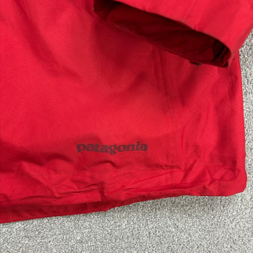 Chaqueta Patagonia Mujer Grande Roja Aislada Snowbelle H2NO Capucha Abrigo Dama Foto 4 de 4