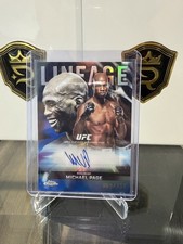 2026 UFC Topps Chrome Michael Venom Page Lineage Blue /150 Autograph