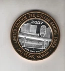 GILA MONSTER LAS VEGAS NEVADA  .999 FINE SILVER LIMITED TEN DOLLAR GAMING TOKEN