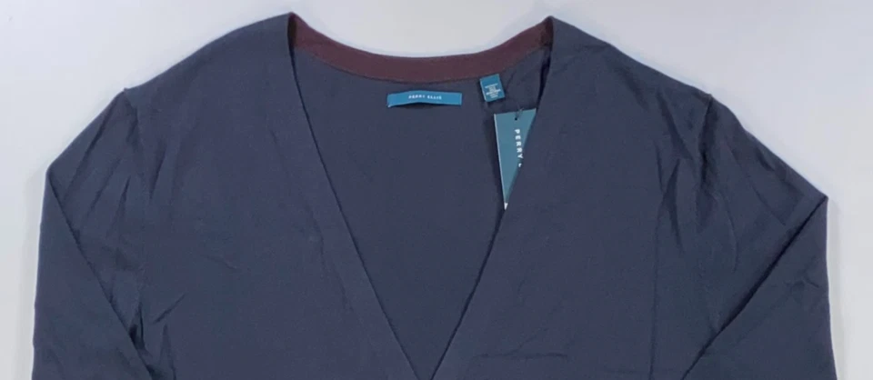 Men's Perry Ellis Big & Tall Cardigan Tech Knit Sweater NEW Size 3XLT - Image 2 of 2