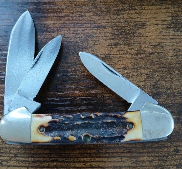 Parker-frost 3 5/8” Folding Knife With Bone Handle - Image 2 of 4