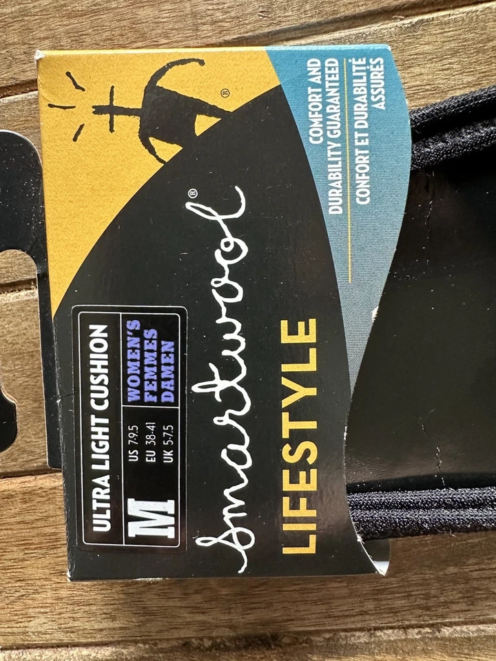 Calcetines Smartwool M Gripper No Show cómodos a rayas negros y plateados brillantes Foto 4 de 4