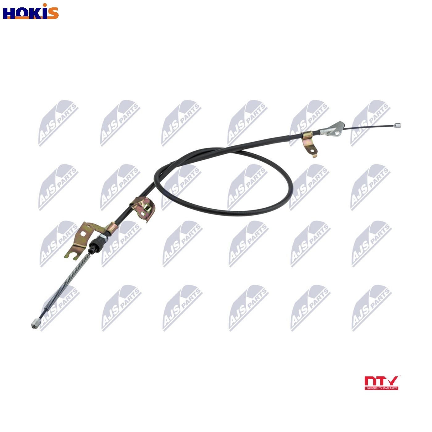 Handbrake cable Left Rear HLR-CT-008 NTY for CITROËN PEUGEOT TOYOTA - Image 8