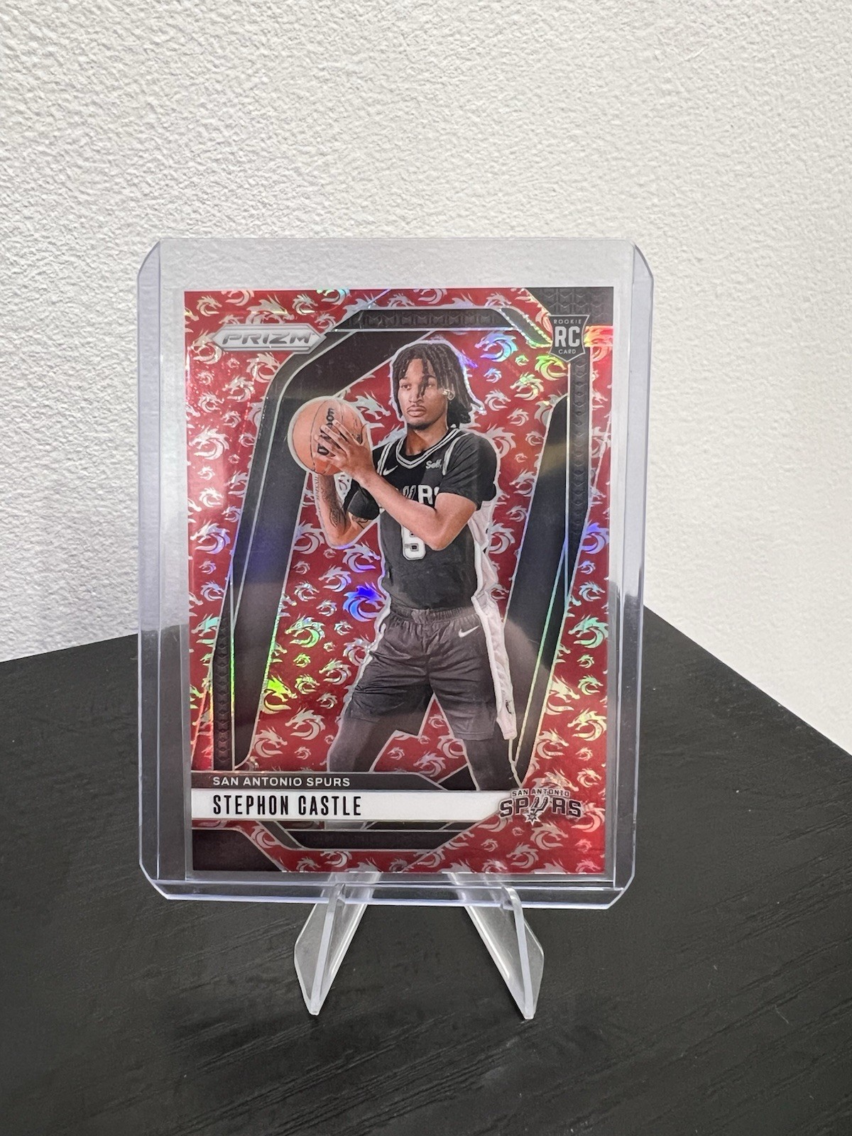 2024-25 Prizm Basketball Rookie Stephon Castle Dragon Year /88 #234