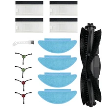 Replace Roller&Brush&Filter&Mop Pad Part For Tikom Lubluelu Laresar Robot Vacuum