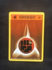 Pokemon Cards: Base Set 1st Edition Common: Fighting Energy 97/102