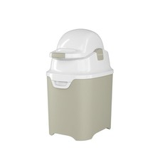 Mini Diaper Pail W/ Airtight Lid Durable  Odorless Diaper Disposal Large