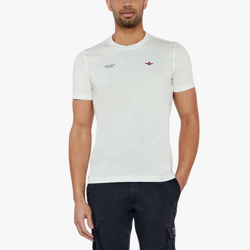 Мужская футболка Aeronautica Militare TS2429 Белый PE25 24490₽