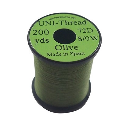 TIEMCO UNI Thread 8/0 200 yards Olive