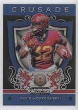2019 Panini Prizm Draft Crusade Blue Prizm David Montgomery #12 0c2