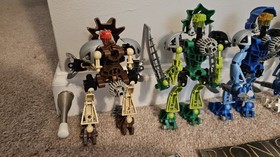 Lot Of Lego Bionicle Toa Nuva: Lewa 8567, Pohatu 8568, Gali 8570, Kopaka 8571