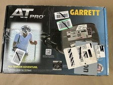 Garrett AT Pro All Terrain Metal Detector 8.5x11 DD Coil Headphones Broken Mount