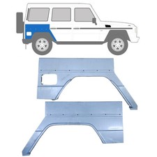 Für Mercedes G-Klasse W460 W461 W463 5 Tür 1992- Radlauf Reparaturblech / Paar Für Mercedes G-Klasse W460 W461 W463 5 Tür 1992- Radlauf Reparaturblech / Paar