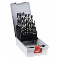 Bosch Metallspiralbohrer-Hss-Set Pointteq, Din 338, 25-Teilige Probox