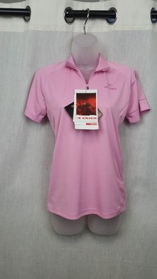 Eider Tanaga Zip Neck Golf Shirt Pink UK 10 UVP 34,99£ LN063 QQ 08