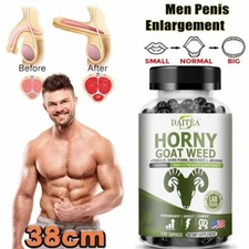 Horney Goat Weed 800mg Cpas for Men & Women-with Maca, Ginseng, L-Arginin