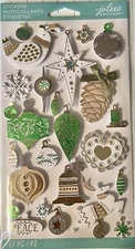Jolee's HOLIDAY ORNAMENTS~embellishment set~Really nice! Quick Ship!!