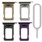For iPhone 14 Pro / Pro Max Sim Card Tray Replacement SIM Holder Black Gold+