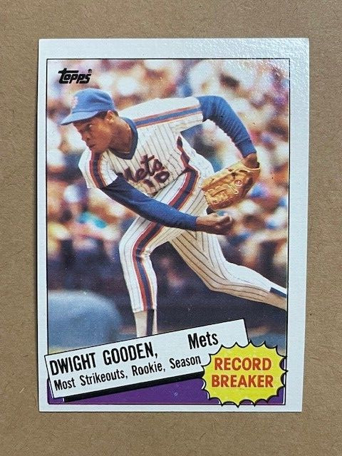Dwight Gooden ~ 1985 Topps #3 New York Mets  -