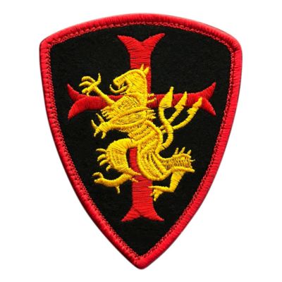 Hook Devgru Seal Team 6 Team Crusader Cross Lion Patch [3.5 inch DV-8]