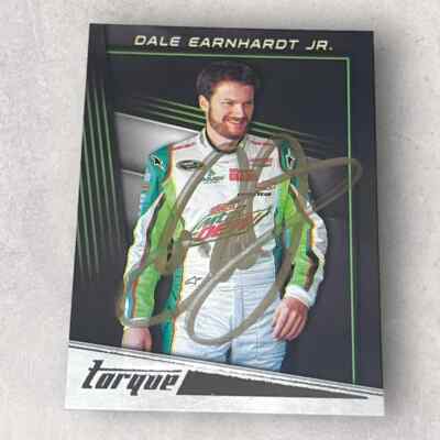 2023 Dale Earnhardt Jr/Amp Panini Torque Chronicles Gold Autographed Card #5