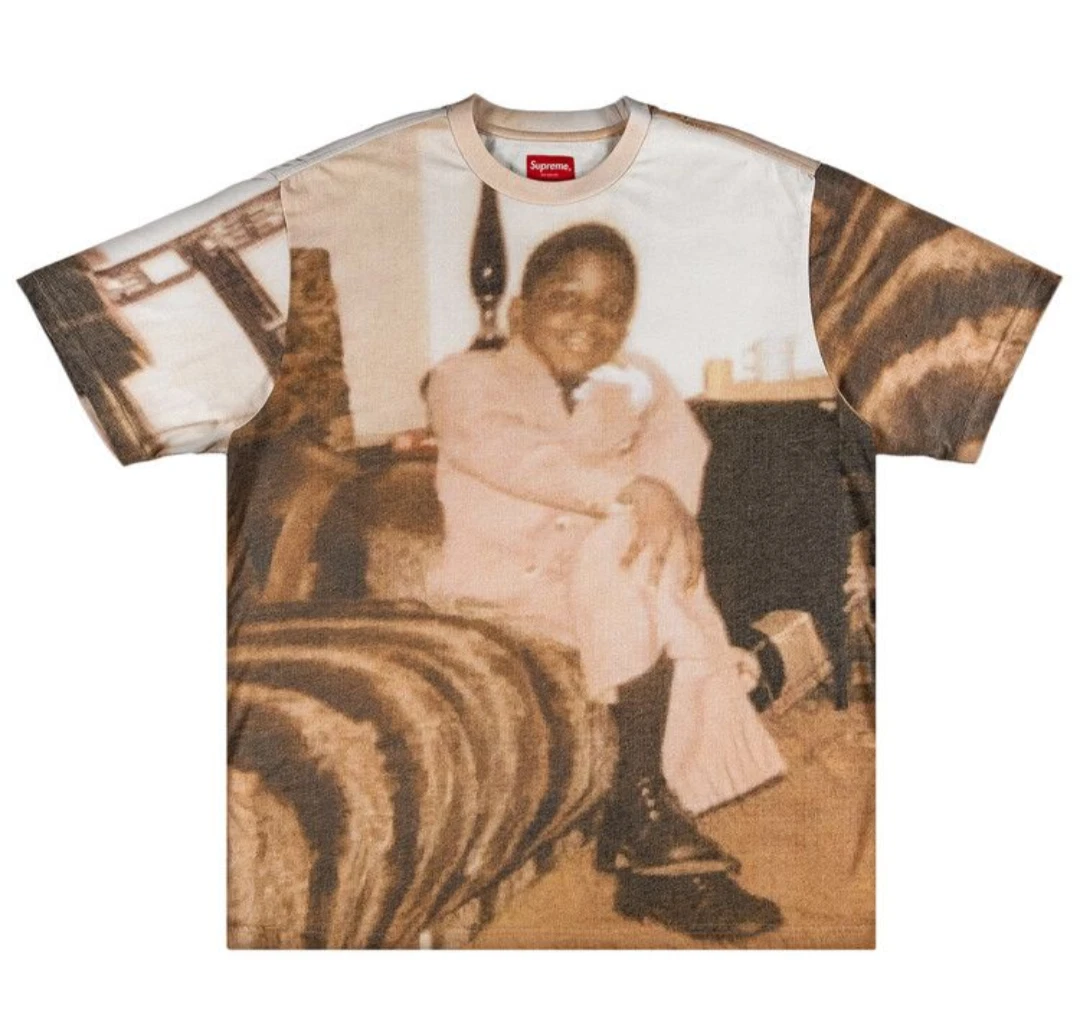 Neuf ! Haut Supreme S/S 21 Biggie S/S (multi) grand
