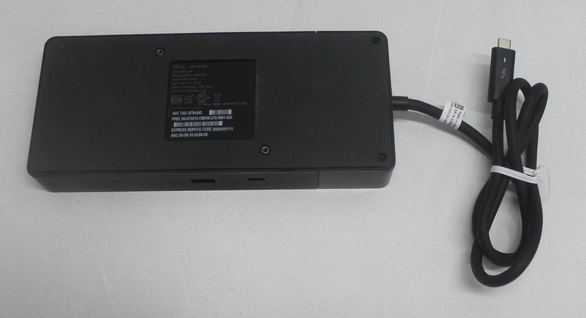 PKDT7 Dell Thunderbolt Usb-C Docking Station K20A Wd19