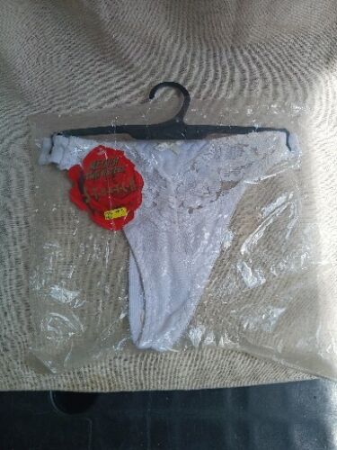 Vintage Medici NWT Two Sisters Lingerie Thong Underwear 100% Nylon Size 5  - Picture 1 of 5