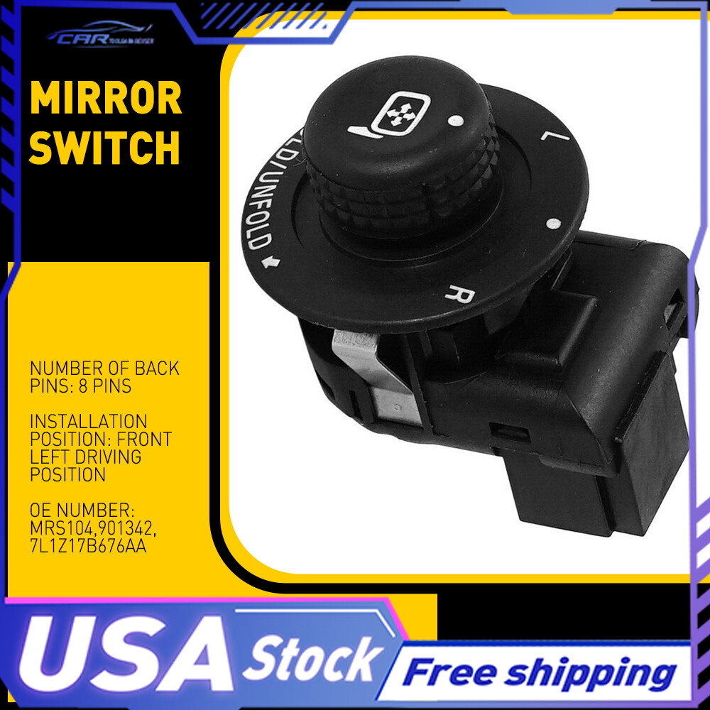 8PIN Left Driver Power Mirror Switch Control 2009-2014 For Ford E150 E250 Van