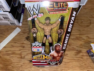 WWE Daniel Bryan ( Bryan Danielson) Elite TRU Wrestlemania Tag Team Belt New