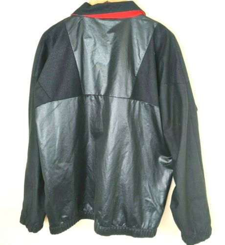 TODD 1 Mens Large Vintage Hip Hop Zip Up Velour Jacket Black Size L - Picture 4 of 7