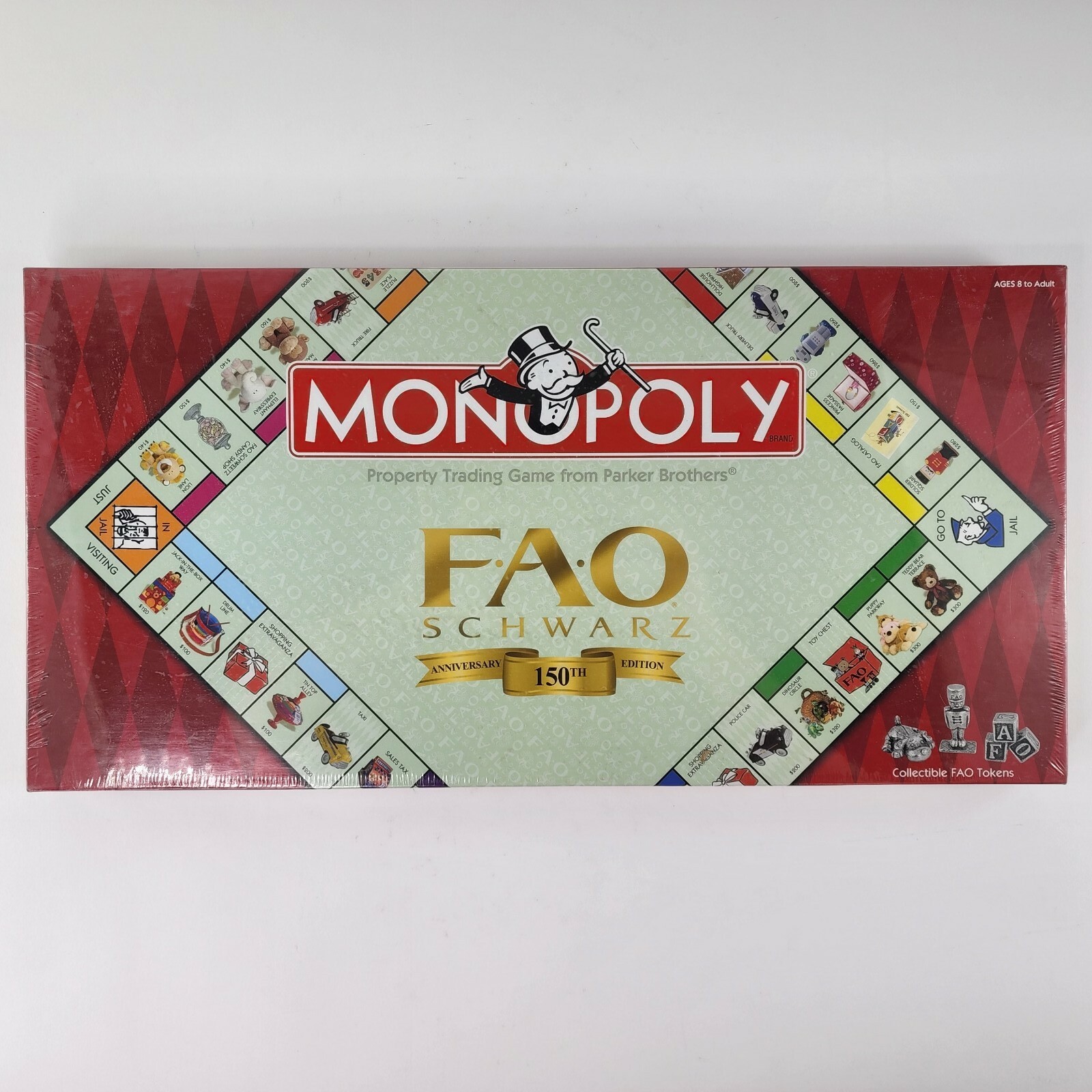 Monopoly FAO Schwarz 150th Anniversary Edition Board Game Collectible SEALED NEW