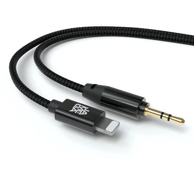 0,5m 8-Pin AUX Kabel Adapter 3,5mm Klinke Stecker für Apple iPhone 5 6 7 8 X 11