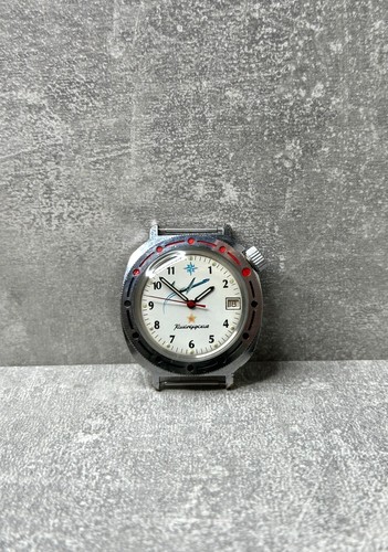 Vintage Soviet watch VOSTOK 2409. KOMANDIRSKIE. Airplan. Made in USSR-Serv- - Picture 10 of 17