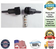 LITTLEFUSE KLK 600V 30A LEB C7 FUSE HOLDER with FAST BLOW KLK 20A FUSE 10 15 25