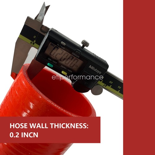 45-Degree Silicone Hose Red 2.00" Diameter intercooler turbo New - Picture 7 of 8