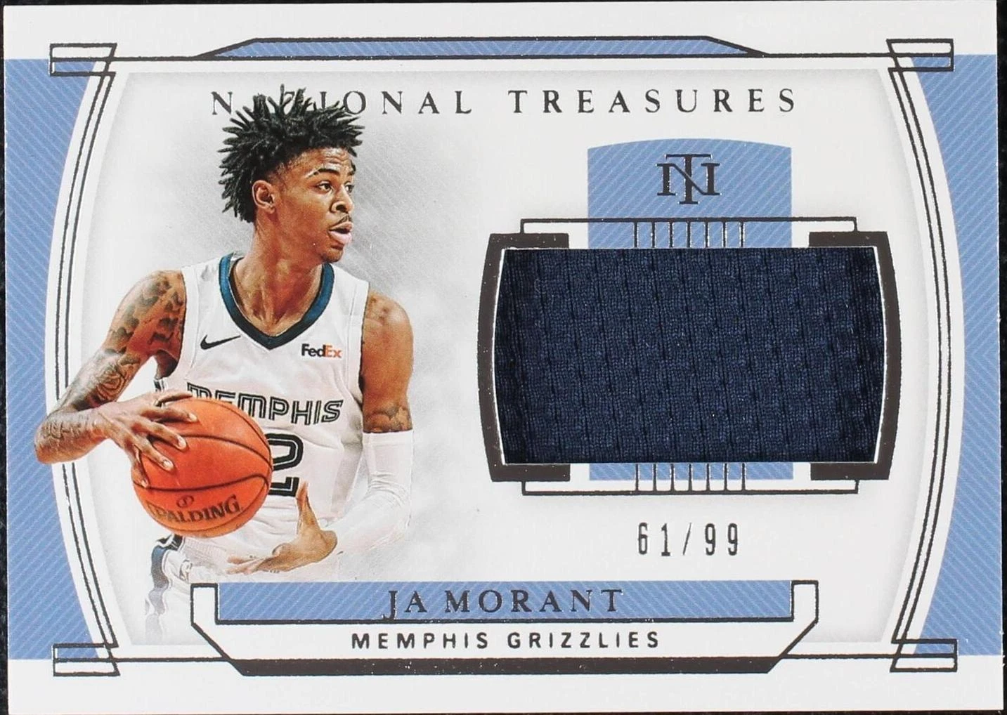 2019 Panini National Treasures Collegiate - Ja Morant #82 for sale