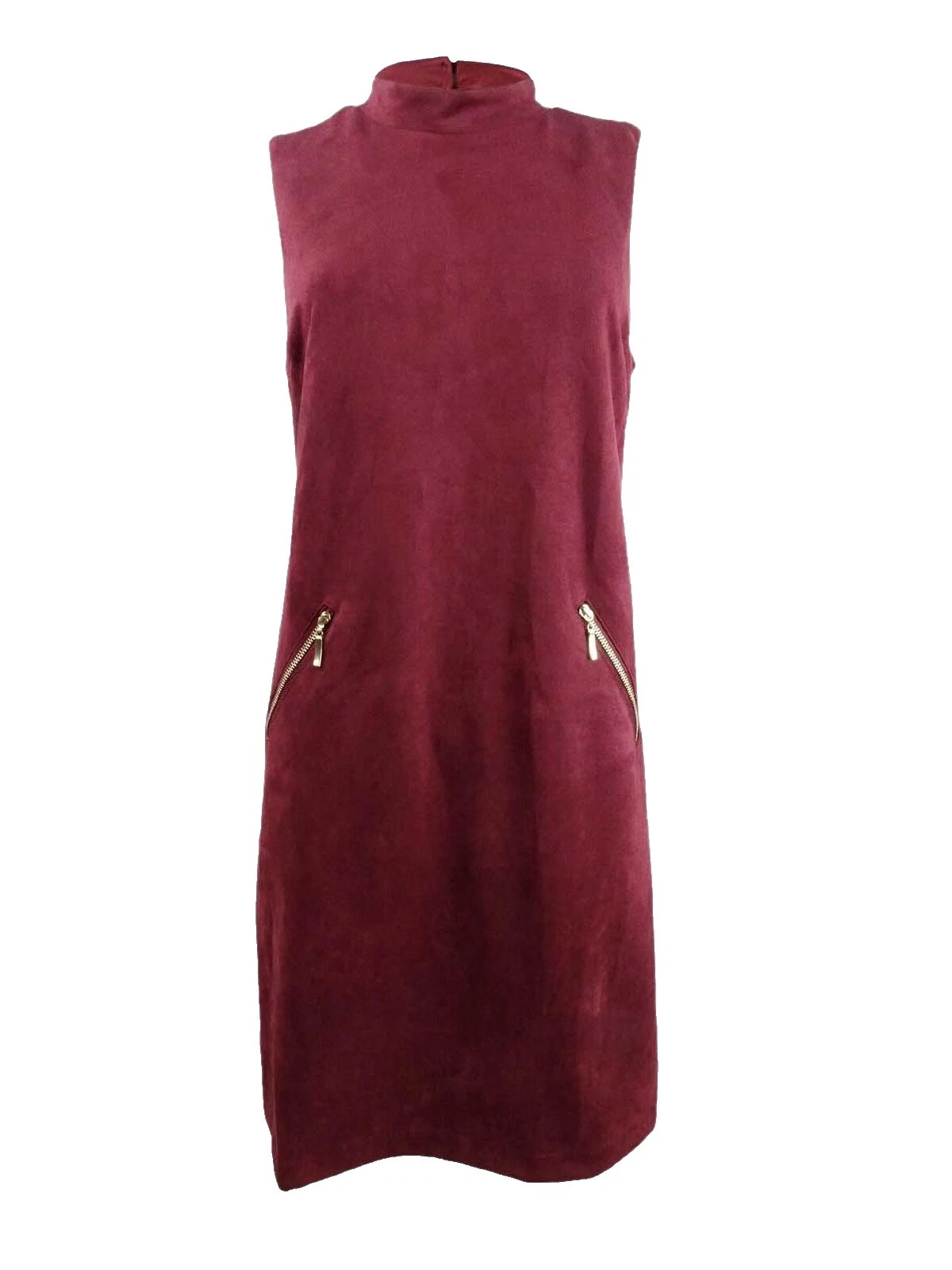 Suede Casual Sheath vestidos para mujeres