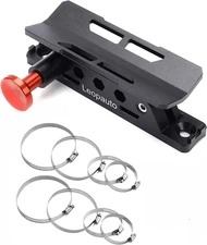Vehicle Fire Extinguisher Mount Bracket, Aluminum Adjustable Quick Release Roll