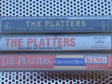 Vintage THE PLATTERS Cassette Tape Lot Of 6 Rare MINTY Rock N  Roll