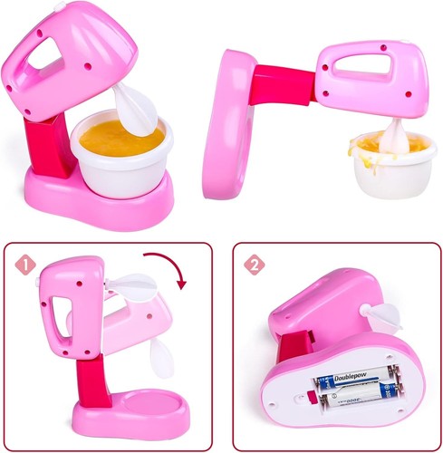 Kitchen Play Set Pretend Baker Kids Toy Cooking Playset Girl Food Gift Xmas Toys - Picture 2 of 14