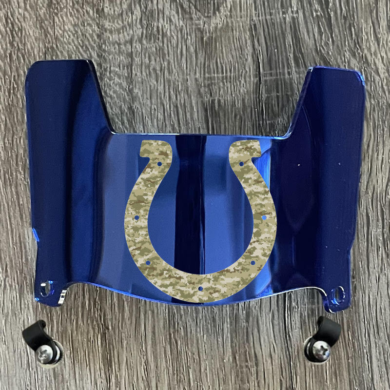 Indianapolis PREMIUM Camo Salute Camouflage Mini Football Helmet Visor