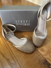 Stuart Weitzman Girls Audrina Sparkle Shoes   Communion  Wedding   Size 4   BNIB