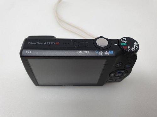 Canon Powershot A3350 IS Digitalkamera 16.0MP schwarz defekt für Ersatzteile - Bild 10 von 19