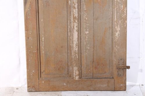 alte Holztür Tür Holz Kassettentür Eingangstür Zimmer rechts 196 x 90 x 3,2cm - Bild 4 von 12