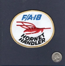 F-18 HORNET HANDLER NAVY VFA USMC VMFA Strike Fighter Squadron Maintenance Patch