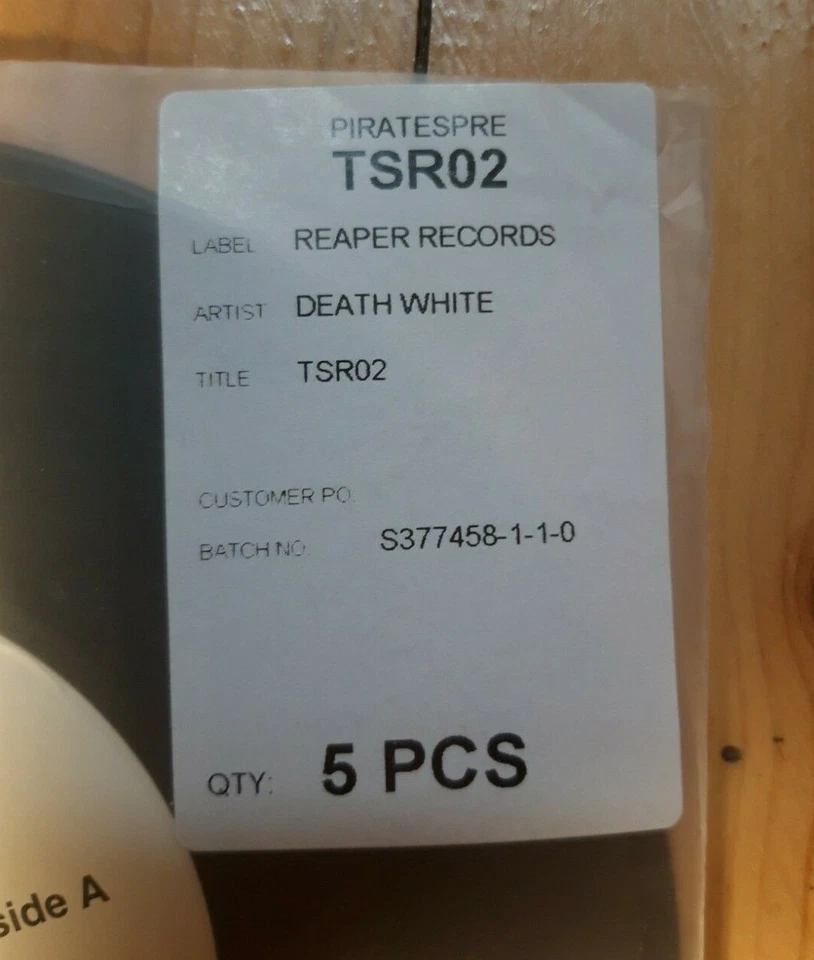 DEATH WHITE When We Were Young 7" TEST PRESS | Electronic Rock Darkwave TSR Rec. - Bild 2 von 3