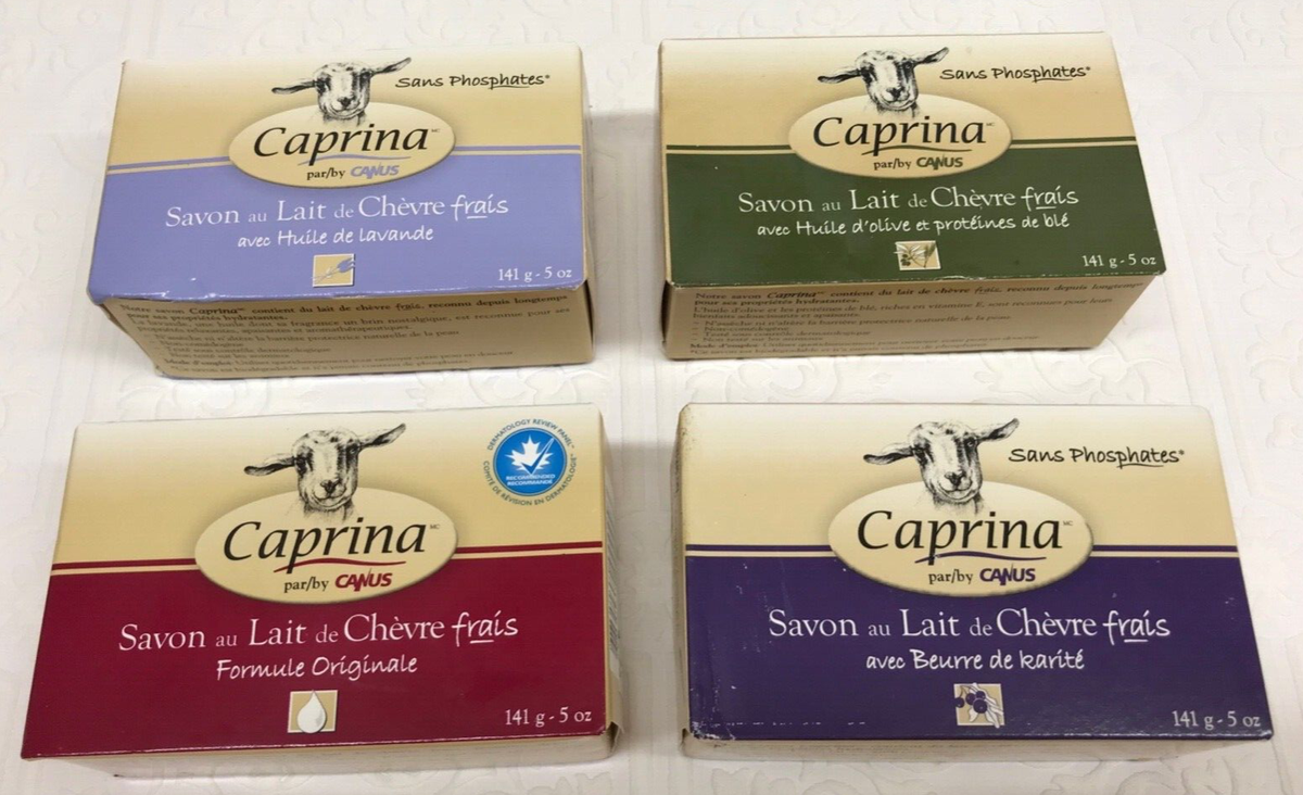 Zinc Soap Caprina Fresh Goat's Milk Moisturizing Soap Bar - Eucalyptus Mint  (24... Goat Soap, image size:1200x732