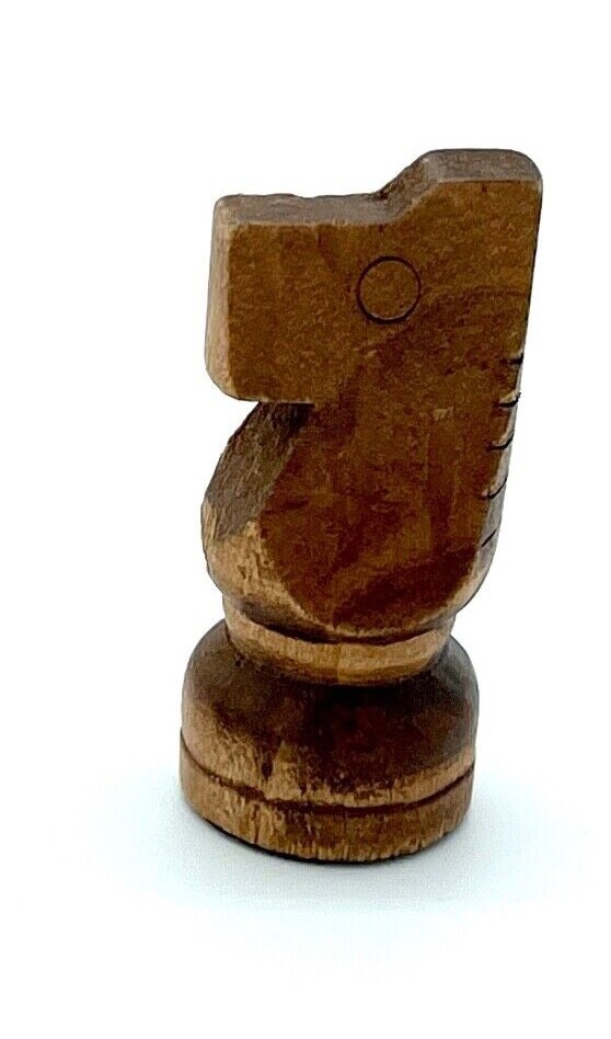 Chess and Checkers Wood Pieces & Folding Board Individual Replacements ...